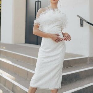 Untamed Petals dress. Worn twice. professionally dry cleaned. perfect condition